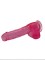 Фаллоимитатор на присоске Jelly Dildo, розовый, 18,5 см