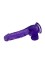 Фаллоимитатор на присоске Jelly Dildo, фиолетовый, 15,5 см