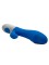 Вибратор стимулятор клитора double high, голубой, 19,5 см 